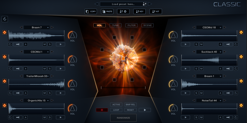 AizerX Classic Trailer interface, view 1