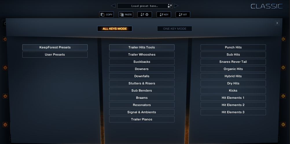 AizerX Classic Trailer interface, view 2