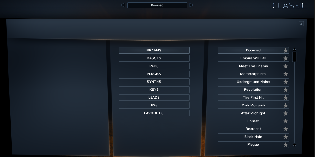 AizerX Classic Trailer interface, view 3