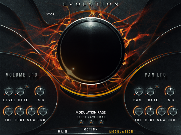 Atlantica interface, modulation page