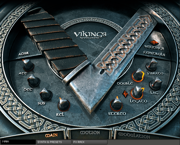 Vikings Expansion interface, main page